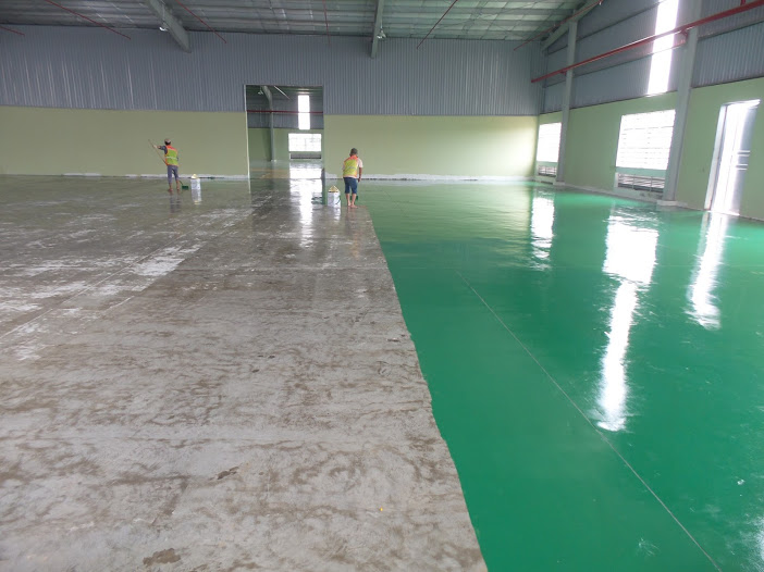 Thi Công Sơn Epoxy Bảo Vệ Sàn